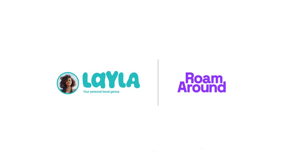 Layla x Roam Around logos