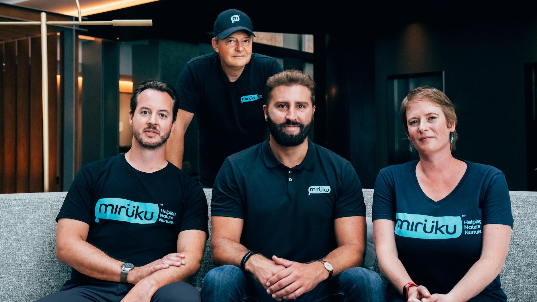 Miruku’s management, from top left, Ira Bing, Thomas Buchanan, Amos Palfreyman,and Abby Thompson. (Image credit: Miruku)