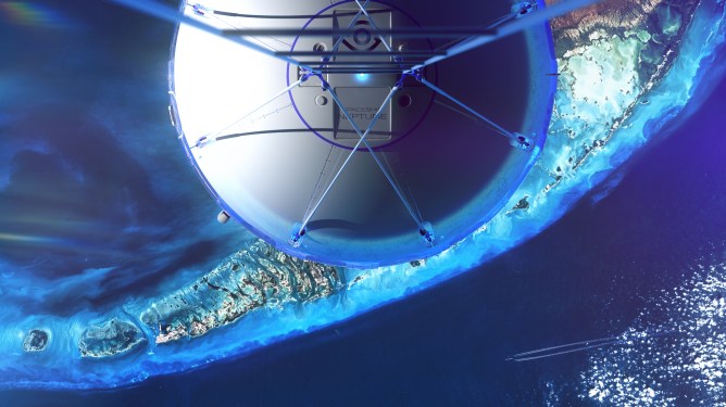 Space Perspective balloon render