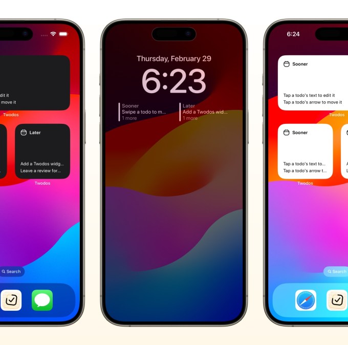 Twodos widgets