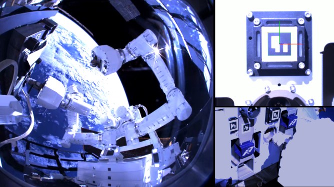 Gitai tech demonstration ISS