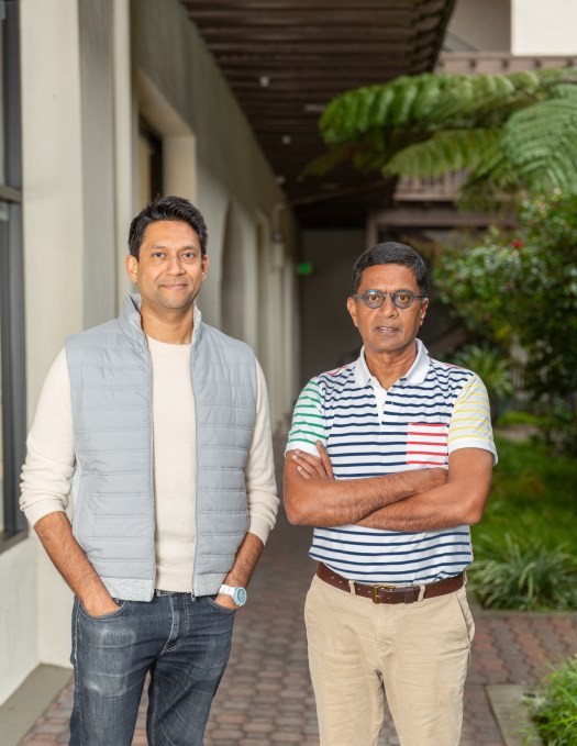 Brevian founders Vinay Wagh (l.) and Ram Swaminathan (r.).