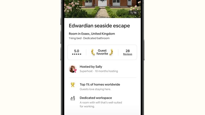 Airbnb top home highlight