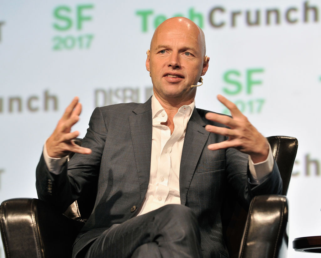 Udacity founder Sebastian Thrun at TechCrunch Disrupt in San Francisco in 2017.