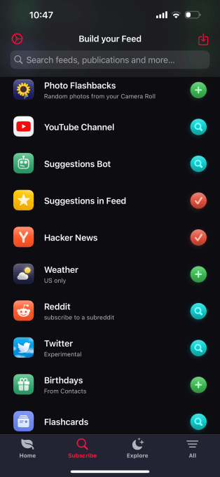 Adding sources to Feeeed