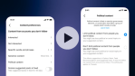 Instagram's settings for political content, seen on two phones