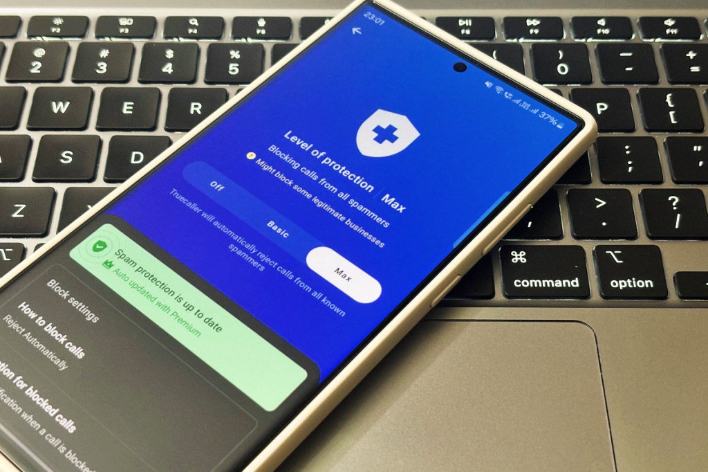 Truecaller max spam blocking feature on Android