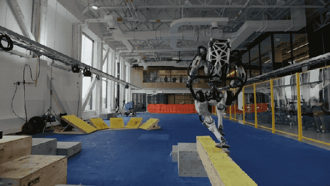 Boston Dynamics' Atlas in action