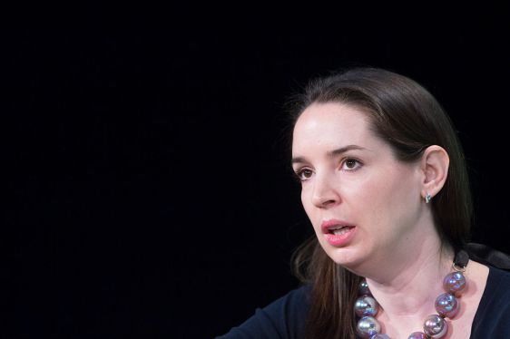 Maelle Gavet, chief executive officer of Ozon.ru, speaks on a panel at the Disrupt Europe 2014 conference in London, U.K., on Monday, Oct. 20, 2014. The TechCrunch event features representatives from global start-up companies involved in industries including medical diagnostics, enterprise mobile tools, and financial technology. Photographer: Jason Alden/Bloomberg via Getty Images