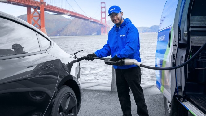 Yoshi Mobility's EV charging service.