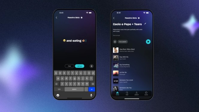 Amazon Music's Maestro app on mobile phone