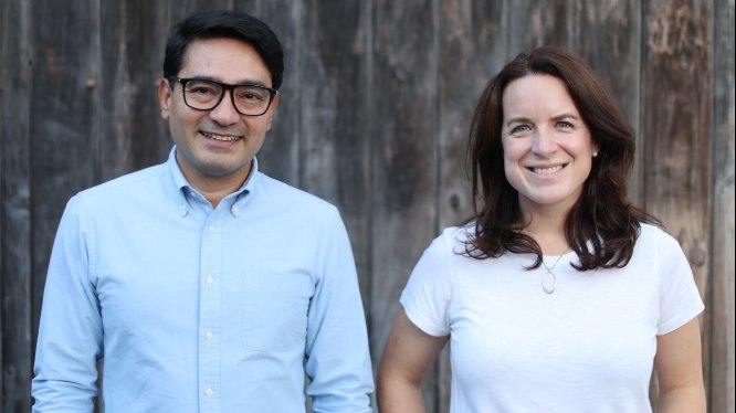 Co-founders Alesandro Larrazabal and Christina LaMontagne / Clarity Pediatrics