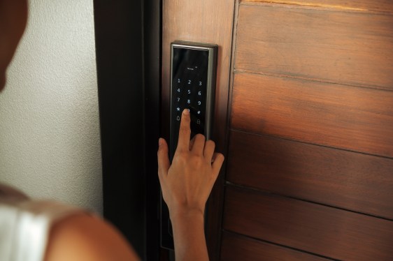 Pressing down on electronic access control at door house