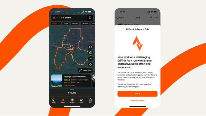 Strava dark mode and AI summaries