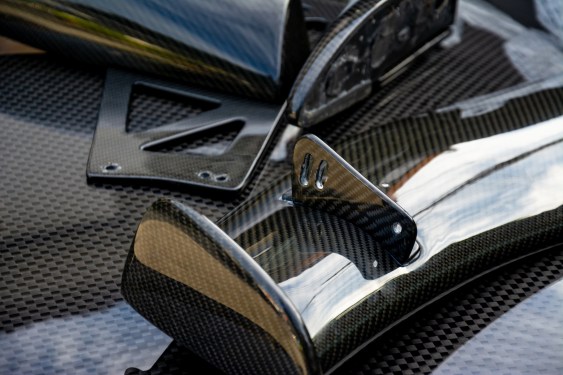 Carbon fiber composite product for motor sport and automotive racing