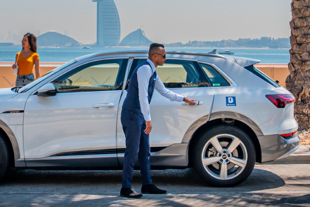 BluSmart electric fleet in Dubai