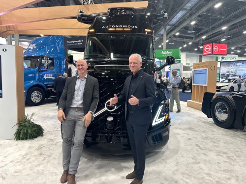 volvo-aurora self-driving truck