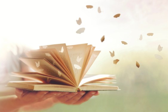 surreal paper butterflies come out free from the pages of a book, abstract concept (Image Credits: fcscafeine / Getty Images)