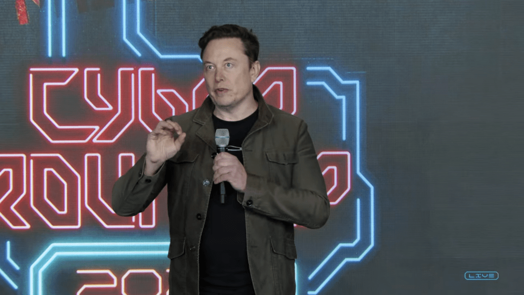 Elon Musk at Tesla shareholder meeting 2024