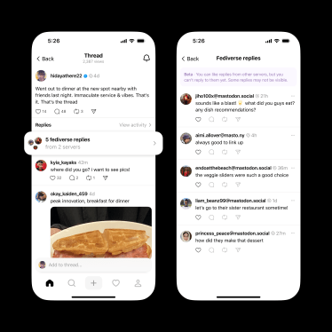 Threads page