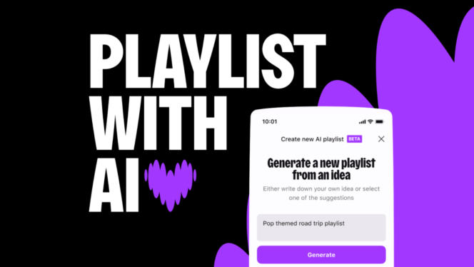 Deezer Playlist with AI splash screen