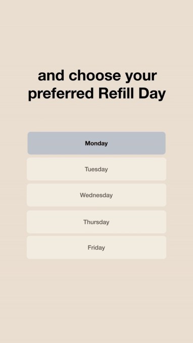 The Rounds' "Refill Day" feature