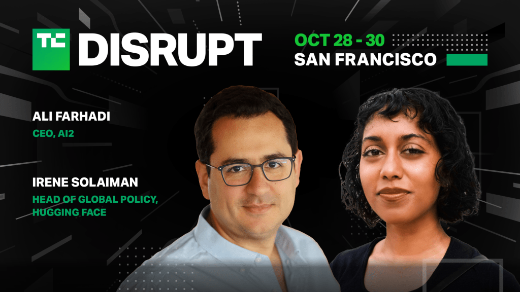 TechCrunch Disrupt 2024 Irene Solaiman and Ali Farhadi speakers