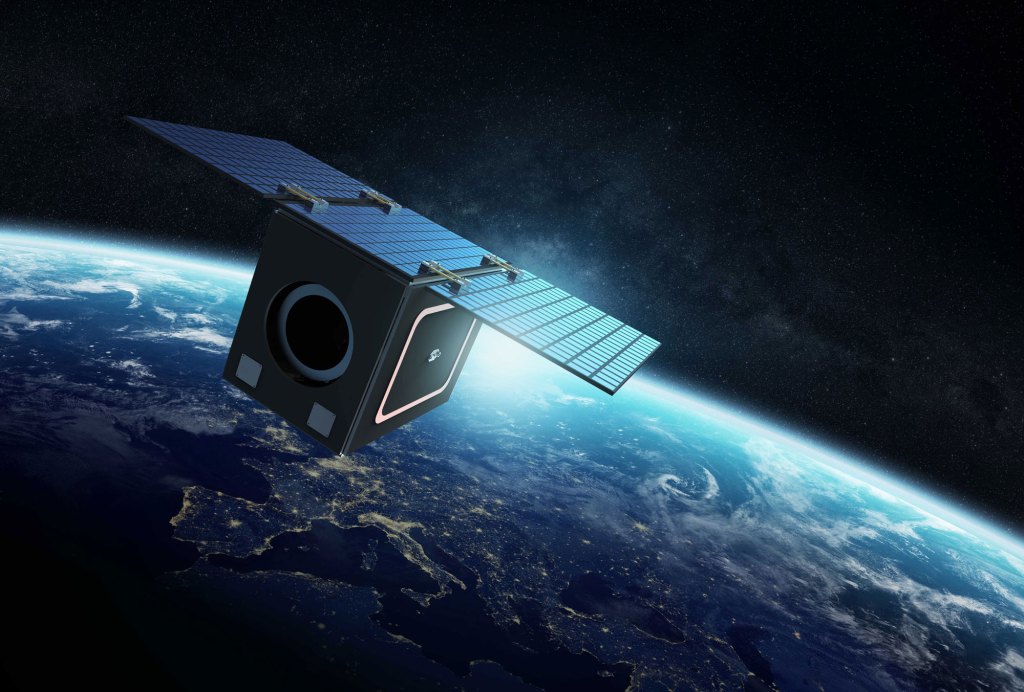 render of Millennium Space Systems satellite on orbit