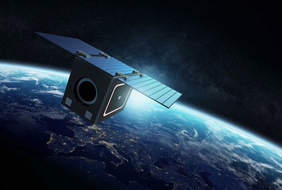 render of Millennium Space Systems satellite on orbit