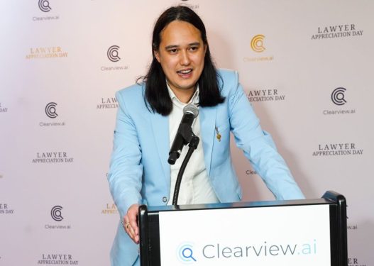 Hoan Ton-That speaks at Clearview AI Lawyer Appreciation Day Reception