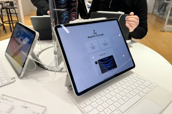 iPad Pro is seen in a store in Krakow, Poland