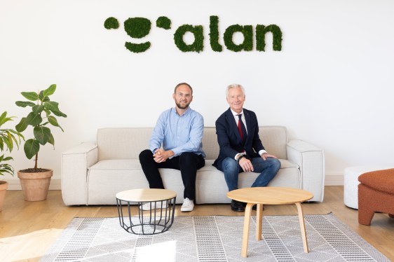 Jean-Charles Samuelian, Alan CEO and Marc Raisière, Belfius CEO
