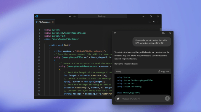 ChatGPT for Windows app
