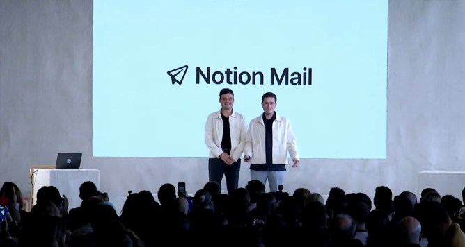 Notion Mail stage presentation