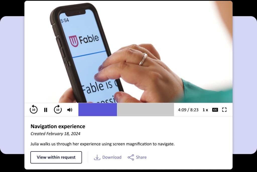 Fable adds cognitive and hearing impairments to its accessibility tools