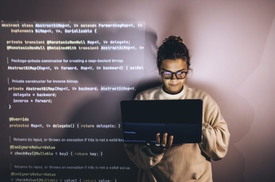 Concept photo depicting software and app development