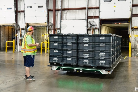 Slip Robotics in warehouse setting