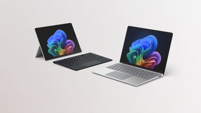 open laptops