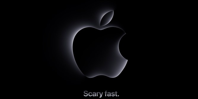 Greyscale Apple logo