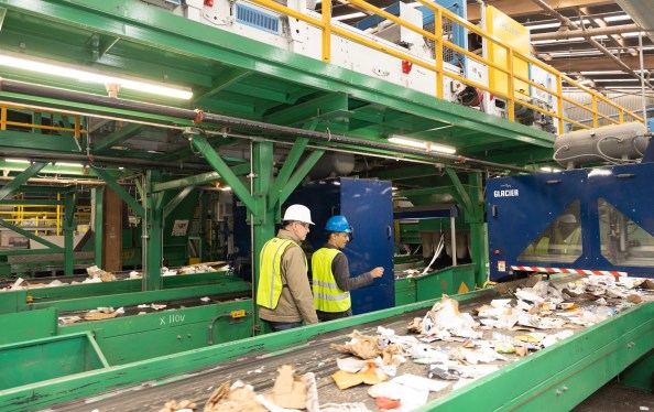 robotic recycling plant