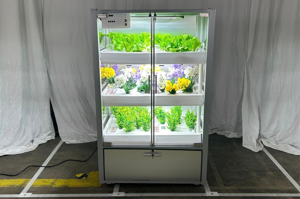 Babylon Micro-Farms system designed for a school