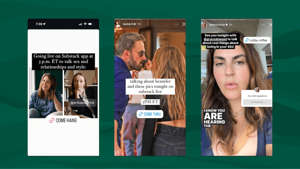 Substack adds a live video feature