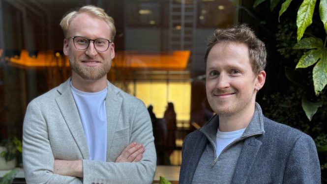 Composo co-founders - Luke Markham left, Seb Fox right