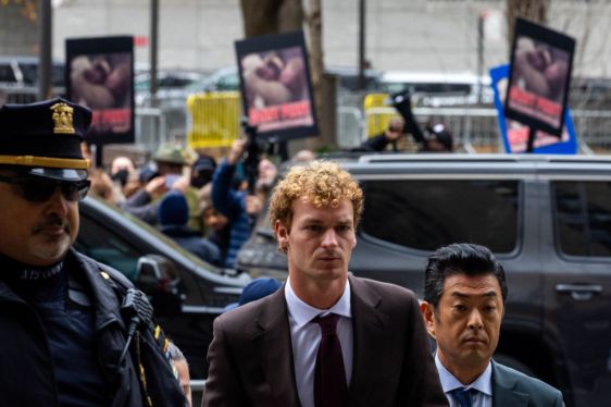 Daniel Penny arrives at the Manhattan Criminal Courthouse on December 9, 2024 in New York City.