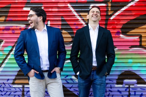 Arcade founders Sam Partee (left) and Alex Salazar