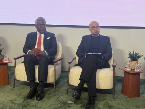 Thomas Kurian and Demis Hassabis, Google