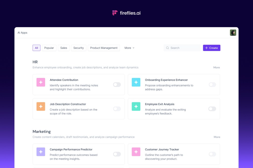Fireflies AI App
