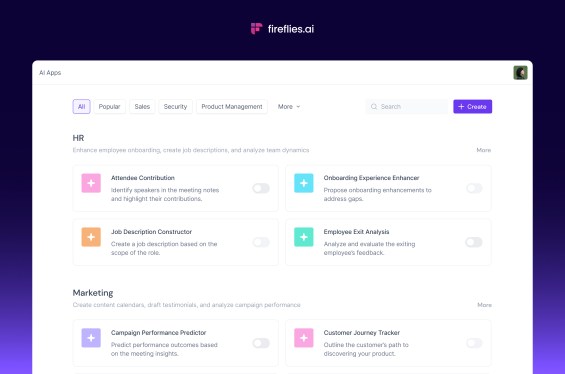 Fireflies AI App