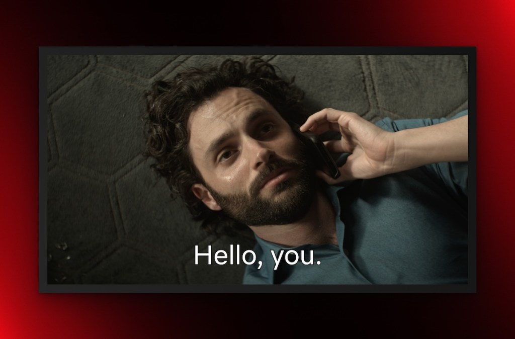 Netflix's dialogue-only subtitles option for the fifth season of "You."