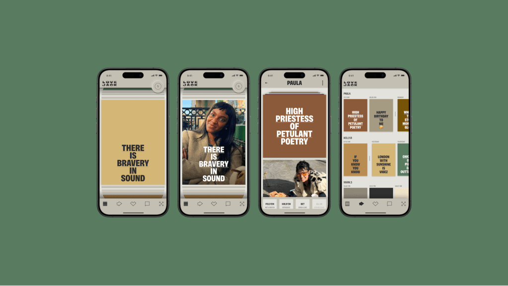 LoveJack app on mobile screens